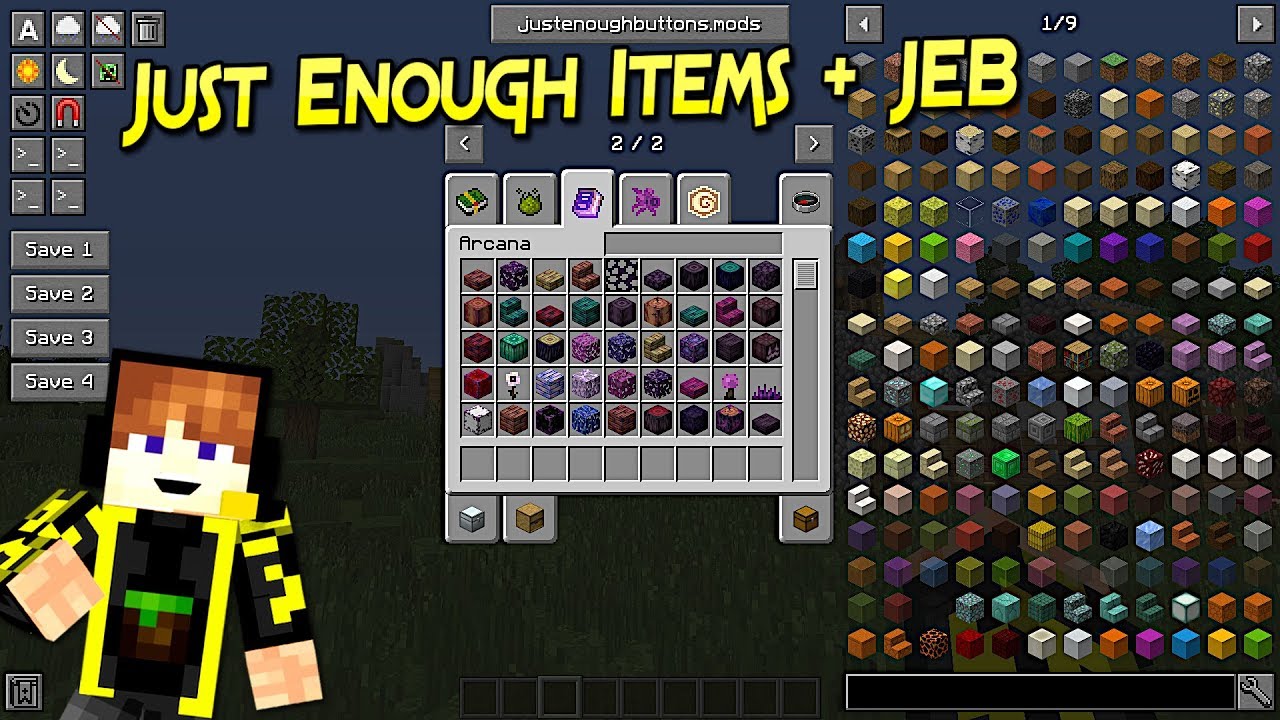 Just Enough Items + JEB Mod | Recetas Y Creativo | Forge | Para ...