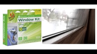How to - Plastic Window Insulation Kit