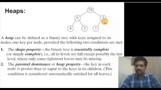Algorithms: Heap and its array representation