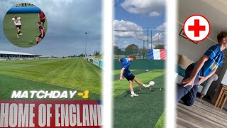 I SCORED at St. George’s Park! MATCHDAY -1 + DAY IN THE LIFE!