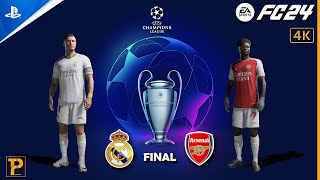 EA FC 24 Ronaldo vs Saka | Real Madrid VS Arsenal 2024 | FIFA 24 PS4 pro [4k]