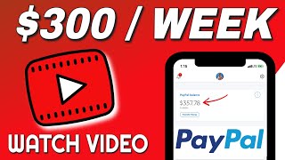 Get Paid $300+/Week To Watch Videos (2021 NEW) | Earn Free PayPal Money *FREE Make Money Online*