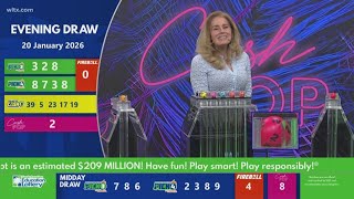 Evening SC winning lottery numbers for January 20, 2026