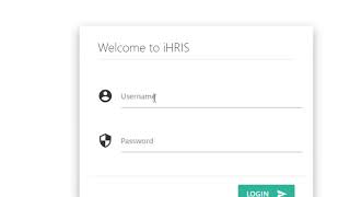 01 - How to login in the iHRIS - Employee Schedule Website.