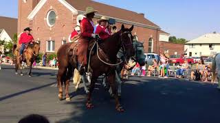 Pendleton Round Up Horse Band at Parade 2017