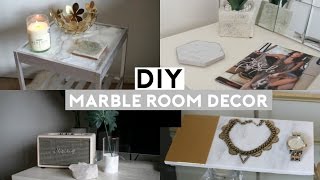 DIY Marble Room Decor! Cheap \u0026 Simple!