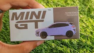 MINI GT 1/64 Hyundai KONA N Performance Blue #hyundaikona #diecastcars #minigt #164scale #hotwheels