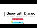 Django get data from database as JSON using jQuery Ajax