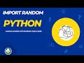 025 import random in Python! Lab with autograder!