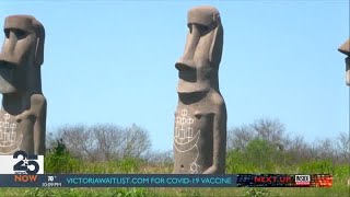 Easter Island Heads of Victoria, Texas