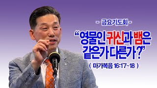 [금요기도회] 영물인 귀신과 뱀은 같은가 다른가?(막16:17~18)_동탄명성교회 정보배목사