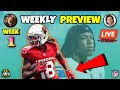 The BEST Ways to Dominate Week 1 (LIVE Preview!) | Fantasy Football 2024