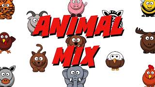 ANIMAL MIX 9 | FUNNY ANIMALS | NURSERY RHYMES | SILLY SONGS | KIDS SONGS | SING ALONG