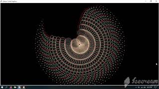 Random Design Using Python Turtle Tkinter(Graphics Design).