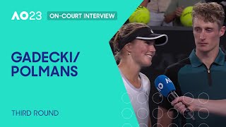 Gadecki/Polmans On-Court Interview | Australian Open 2023 Third Round