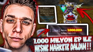 ARNOR2 - ŞAKA DEĞİL TAM 1 MİLYON EP İLE NESNE MARKETE DALDIM !! #metin2 #metin2pvp #arnor2