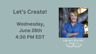 Create with Me Wednesday