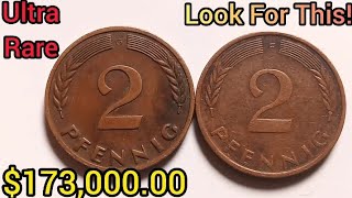 The Most Valuable! ULTRA Rare Error Coin 2 Pfennig Germany Worth Big Money Don't Spend This!?