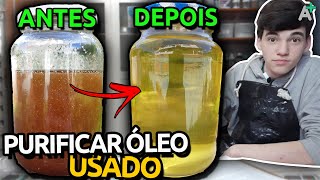 How to PURIFY USED COOKING OIL! [Explained]