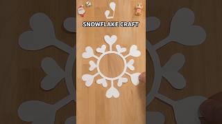 DIY CAPTIVATING SNOWFLAKE CRAFT | CHRISTMAS CRAFTS INCL ART