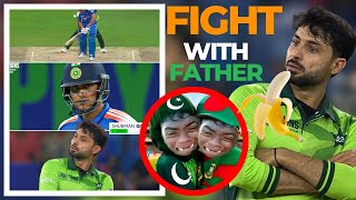 During India vs Pak Match Pak bowler Abrar Bad Behavior with Gill | But Virat Kohli Official Father