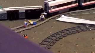 Lego train crash fail compilation