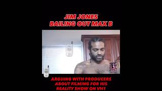 Old footage of Jim jones bailing max b out of jail #maxb #jimjones #byrdgang #shorts