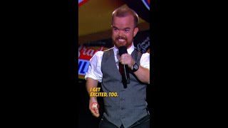 When I see a little person I get excited too 🎤😂🏃‍♂️#BradWilliams #standupcomedy  #comedy #shorts