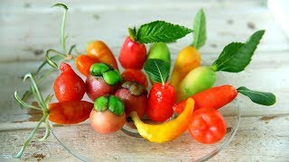 Fruit-shaped Mung Bean Cakes - Bánh đậu xanh trái cây (Luk Chup) | Helen's Recipes