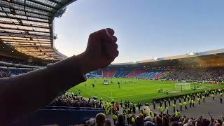 Rangers v Celtic Full Time Whistle & the Celtic Celebrations