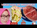 Lalapan Pepaya muda dan sambal Terasi makan siang ala MamakMUS