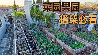 【园∙第十五期】如何设计菜园-如何在后院菜园/果园搭架子(设计菜园系列第四章)