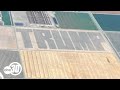 California farmers show support for former President Donald Trump with massive sign in field