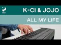 How to play 'All My Life' by K-Ci & JoJo on the piano -- Playground Sessions