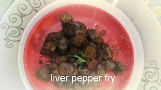 Spicy and tasty liver pepper fry.../காரசாரமான, சுவையான ஈரல் மிளகு வருவல்