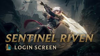 Sentinel Riven | Sentinel of Light | Login Screen | Animated 60fps - League of Legends | Wild Rift