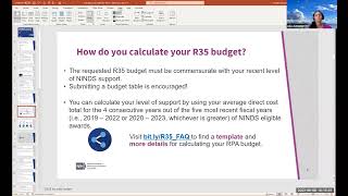 NINDS R35 Overview Webinar