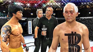 UFC 4 | Bruce Lee vs  Satoshi Nakamoto - EA sports UFC 4 - CPU vs CPU
