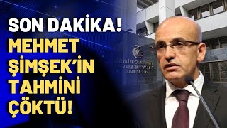 Mehmet Şimşek'e kötü haber: Merkez Bankası'nın enflasyon ve dolar beklentisi tahminleri aştı!