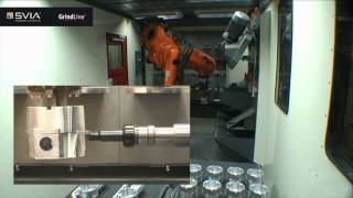 Automatic deburring & grinding with ABB Robot with Force control
