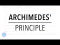 Buoyancy and Archimedes' Principle | Fluid Mechanics