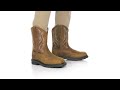 ariat sierra shock shield waterproof steel toe work boot sku 9841030