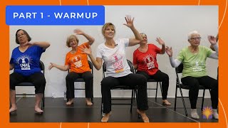 Chair Yoga Dance Recital - Part 1: Warm-Up - Sherry Zak Morris & the Yoga Vista Chair Yoga Dancers