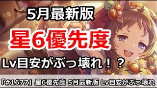 【プリコネ】星6優先度 5月最新版 初心者キャンペーンでLv目安がぶっ壊れ！？【プリンセスコネクト！】