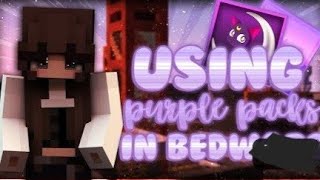 Using purple texture packs / solo bedwars commentary