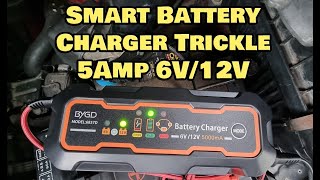 Smart Battery Charger Trickle 5A 6V/12V SLA AGM BYGD Model:6857D