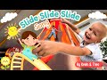 Slide 🛝Slide 🎶 Slide Song | Kids Dance Song | #nurseryrhymes | By Kevin and Theo