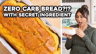 Zero Carb Bread With a Secret Ingredient! | NO Flour I NO Gluten I Low Carb & Keto Friendly