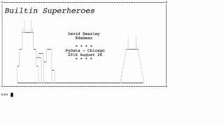 Builtin Superheroes (Screencast)