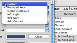 Xcode iPhone SDK Tutorial Interface Builder Custom Buttons